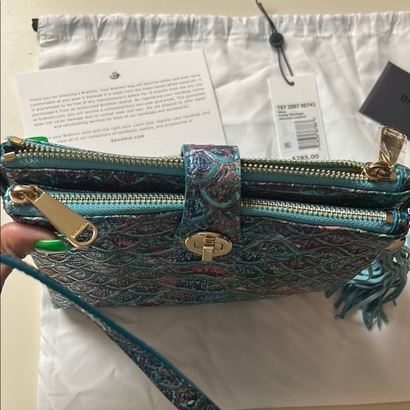 Brahmin Mina Frisky Montego Multicolor Crossbody Bag - Picture 9 of 13